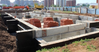 Фундаменты промышленных зданий в Скопине цена от 24901 руб. - заказать строительство фундамента промздания под стальные колонны
